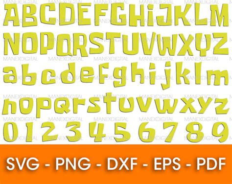 10+ Best Spongebob Fonts Magnify Your Design Templatefor
