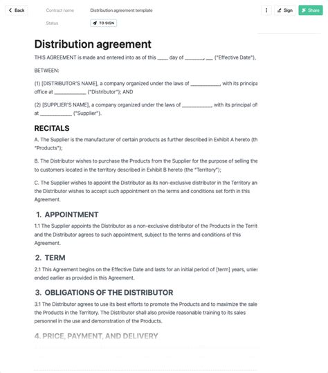 10+ Distribution Agreement Templates Free Sample, Example, Format