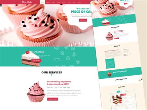 10+ Free Cake Shop HTML CSS Website Templates