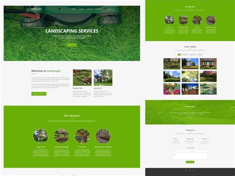 10+ Free HTML CSS Gardening and Landscaping Website Templates
