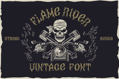 10+ Impressive Biker Fonts to Create Unique Design Creatisimo