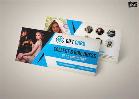 10+ New Gift Card PSD Resources Collection