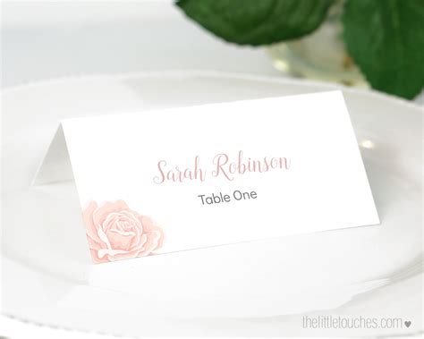10+ Place Card Setting Template DocTemplates