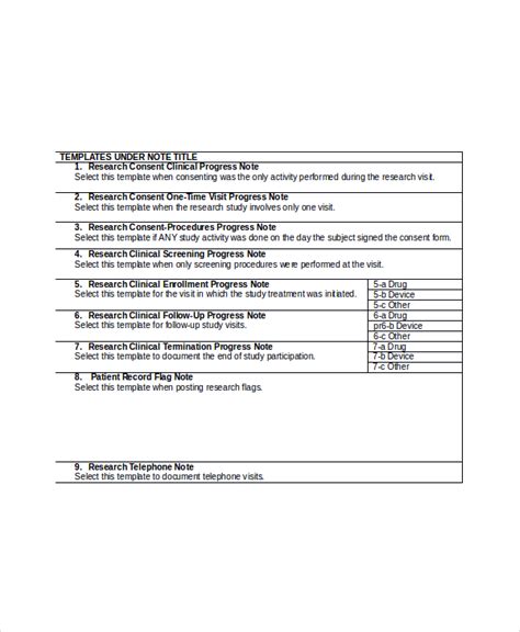 10+ Progress Note Templates PDF, DOC Treatment plan template, Notes