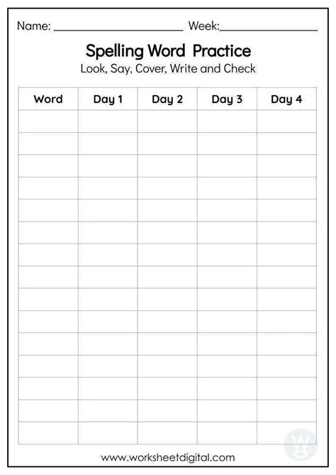10+ Sample Spelling Practice Worksheet Templates Free & Premium Templates