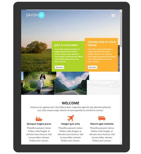 10+ Spectacular Flat Design Mobile Website Templates