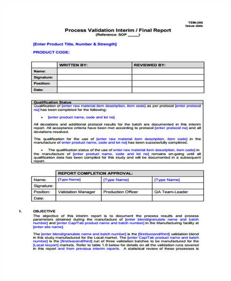 10+ Validation Report Templates Free Sample, Example Format Download