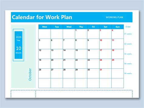 10+ Work Calendar Templates Free Sample, Example Format Download