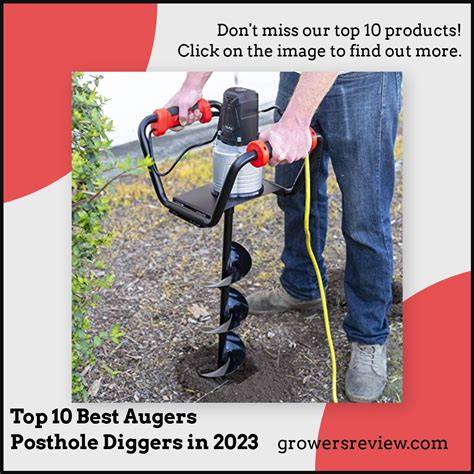 10 Best Augers And Posthole Diggers For Rocky Soil - raincitystudios.com