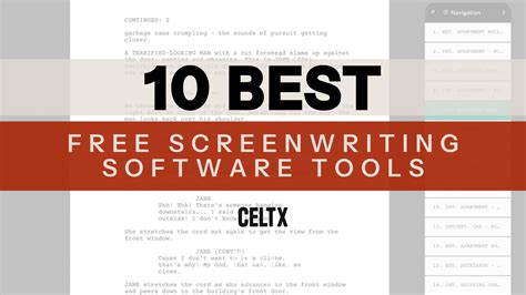 10 Best Free Screenwriting Software Tools - Celtx Blog - muktibox.com