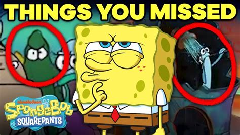 10 Background Details You Never Noticed 👀 SpongeBob - YouTube