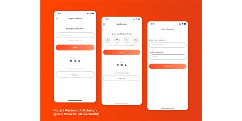 10 Best Forgot Password Ui Design Templates Digital Design Journal