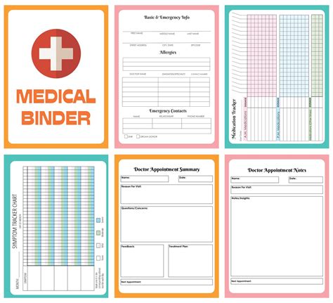 10 Best Free Printable Medical Binder Forms
