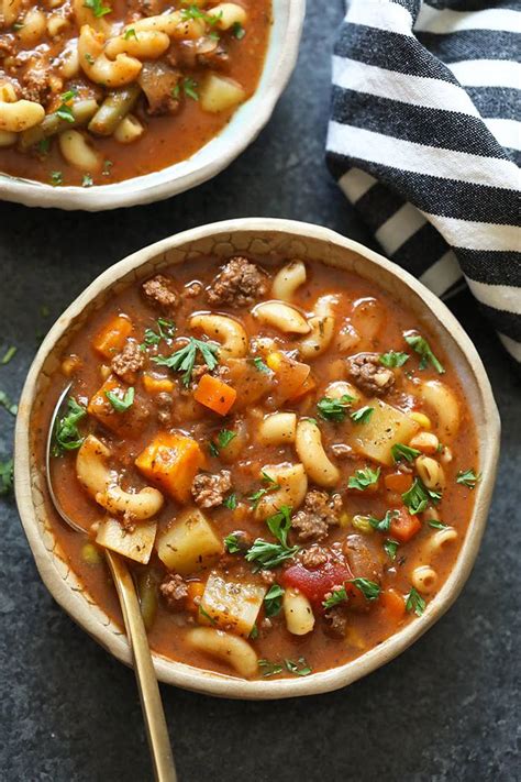 10 Best Hamburger Macaroni Soup Recipes Yummly