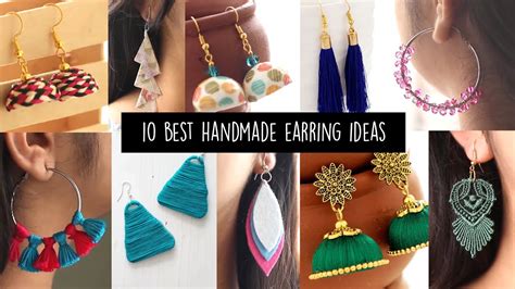 10 Best Handmade Earring Ideas DIY Jewellery Making