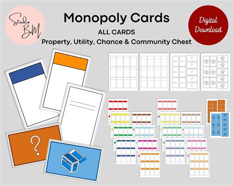 10 Best Monopoly Cards Printable