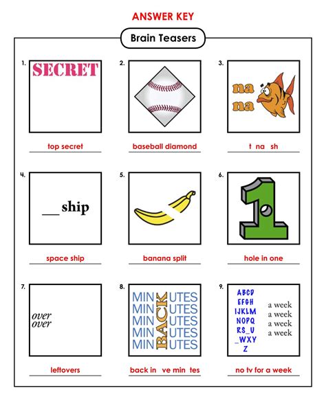 10 Best Printable Brain Teasers Printablee Com