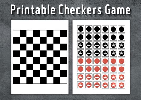 10 Best Printable Checkerboard Game