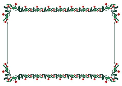 10 Best Printable Christmas Borders Landscape for Free at