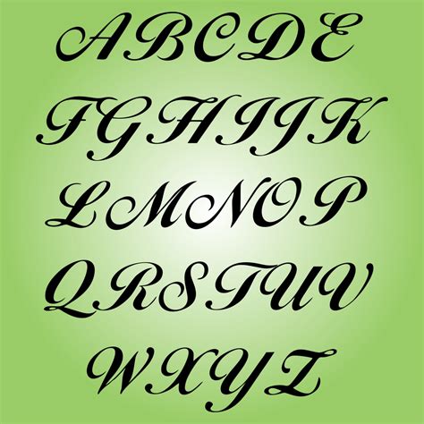 10 Best Printable Large Script Letters