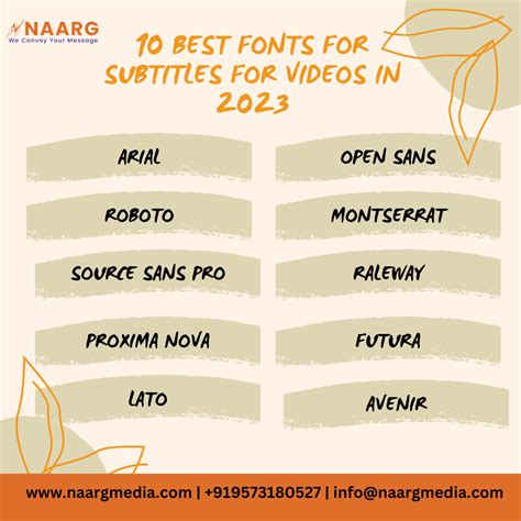 10 Best Subtitle Fonts for Videos in 2024 - notta.ai