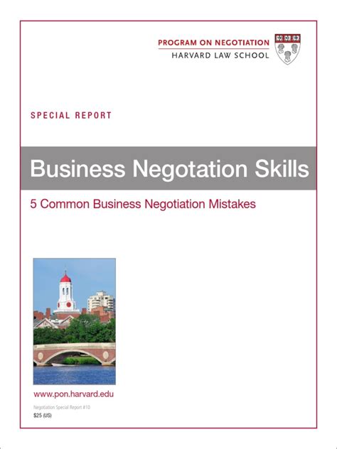 10 Business Negotiation Skills 5 Mist