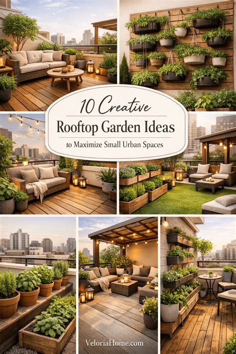 10 Creative Rooftop Garden Ideas for Urban Living - raincitystudios.com