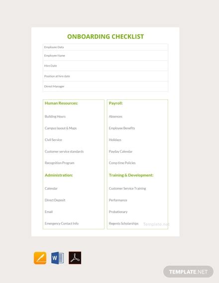 10 Client Onboarding Checklist Templates In Google Docs Word Pages