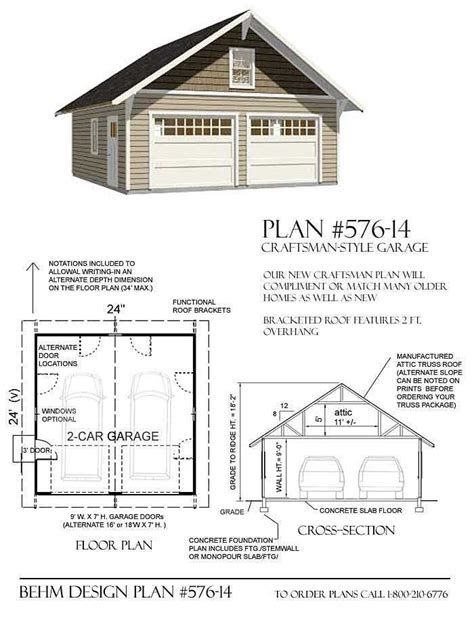 10 DIY 2-Car Garage Plans You Can Build Today - House Grail