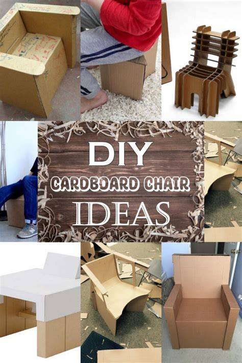 10 DIY Cardboard Chair Ideas & Instructions - DIYnCrafty - raincitystudios.com