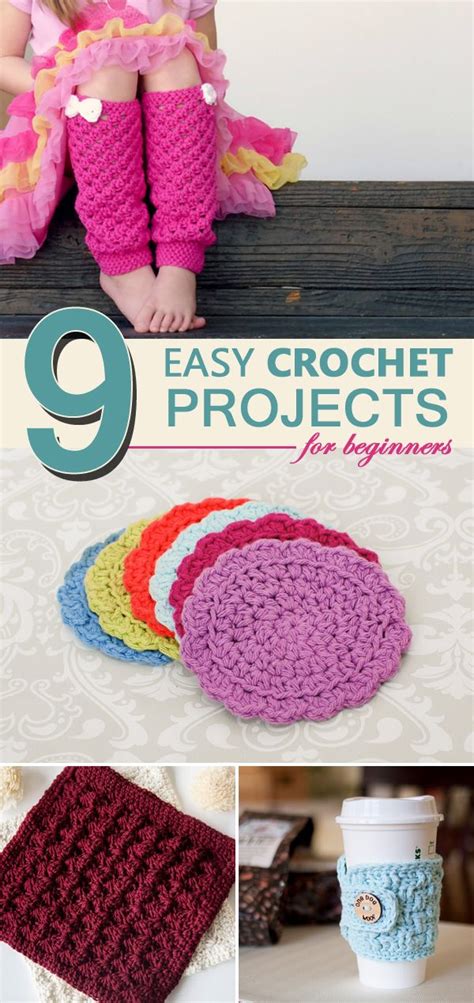 10 Easy Crochet Projects with Free Patterns for Beginners Easy