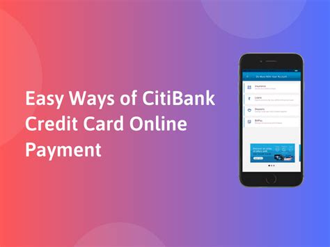 10 Easy Ways of CitiBank Credit Card Online Payment 2024