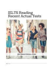 10 Ebook IELTS Reading Recent Tests with Answer Key pdf
