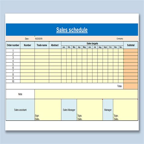 10 Excel Sales Template Excel Templates