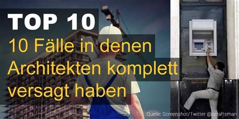 10 Fälle in denen Architekten komplett versagt haben - Kaufdex