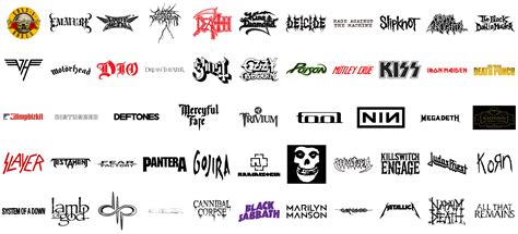 10 Famous Metal Band Logos Of All Time - Graphic Pie - muktibox.com
