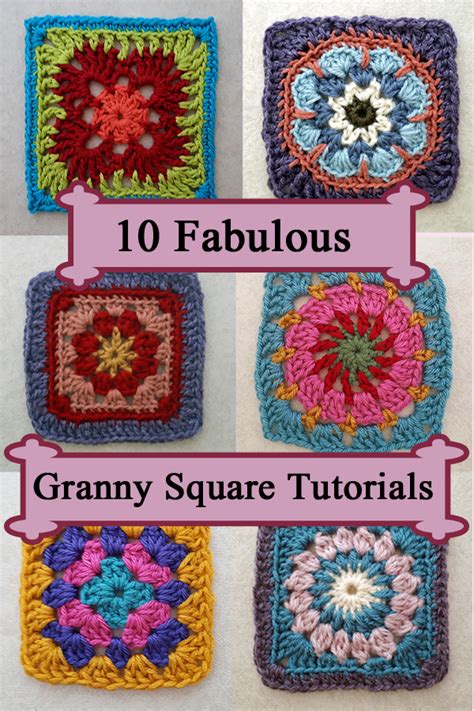 10 Fabulous Granny Square Pattern Tutorials! - Create ♥ …