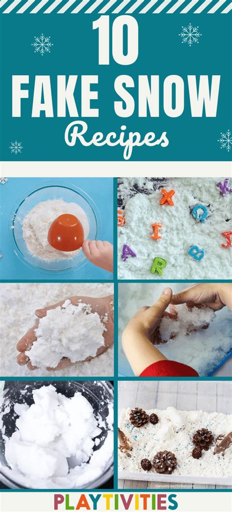 10 Fake Snow Recipes That Will Amaze Your Kids - Playtivities