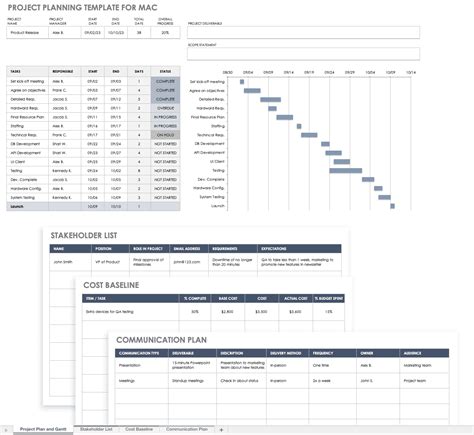 10 Free Excel Templates for Mac Excel Templates