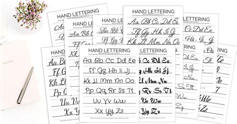 10 Free Hand Lettering Alphabets You Need To Practice With