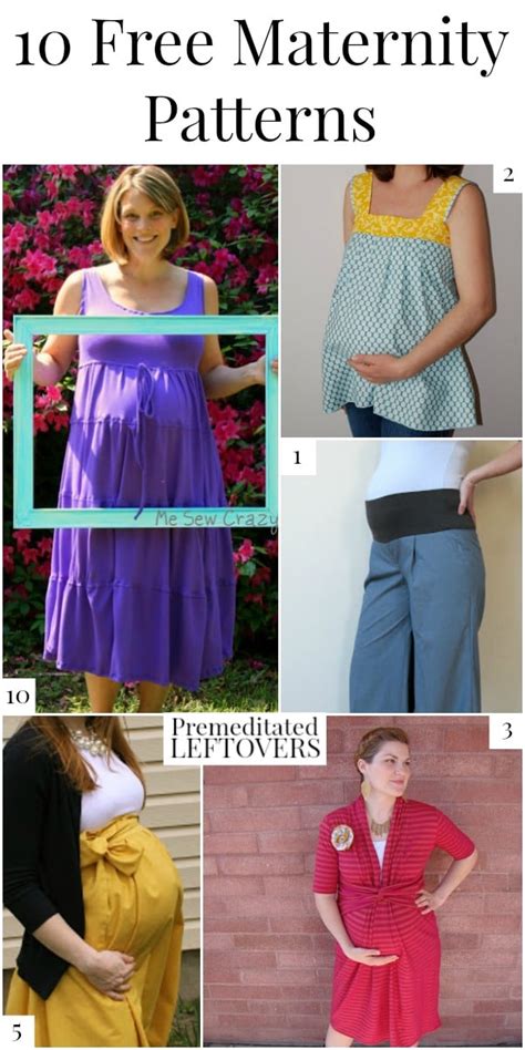 10 Free Maternity Patterns