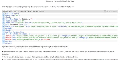 10 Free Minimal Bootstrap Framework Starter Templates