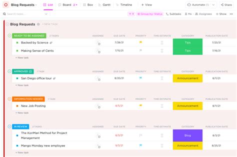 10 Free Workflow Templates in ClickUp & Excel