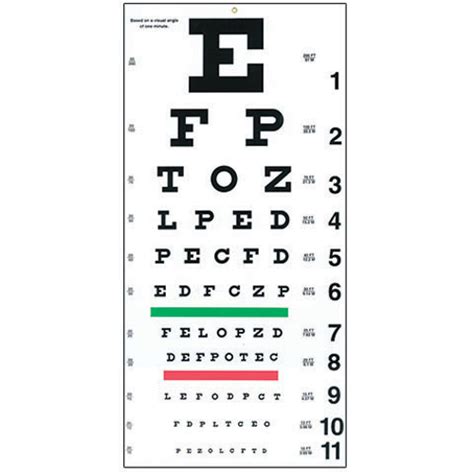 10 Ft Eye Chart Printable