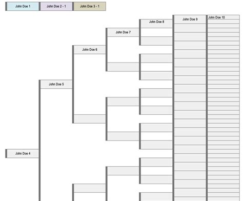 10 Generation Family Tree Template Excel Interesting Family Tree Chart