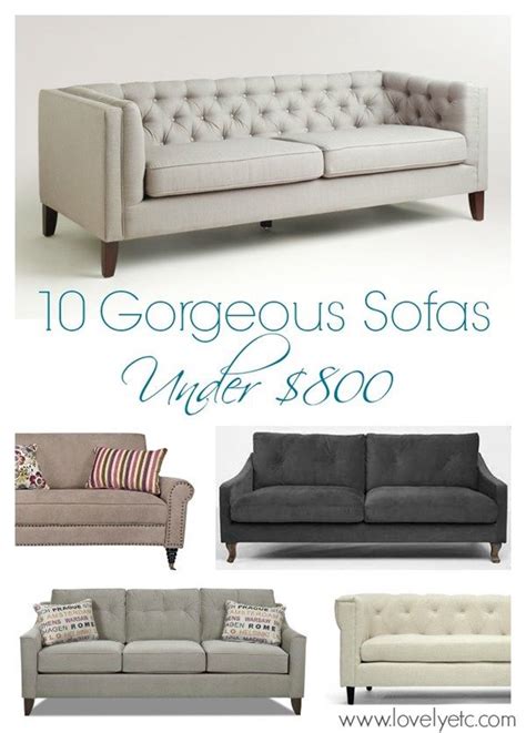 10 Gorgeous Inexpensive Sofas - Lovely Etc.