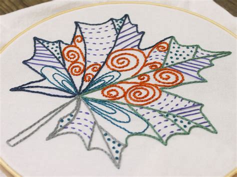 10 Hand Embroidery Patterns for Autumn Stitching