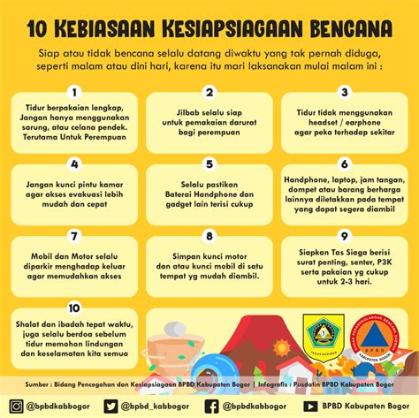 10 Langkah Kesiapsiagaan Bencana - Alam Sekitar Go!