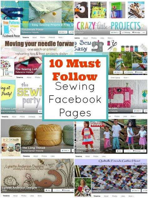 10 Must Follow Sewing Facebook Pages - Patchwork Posse