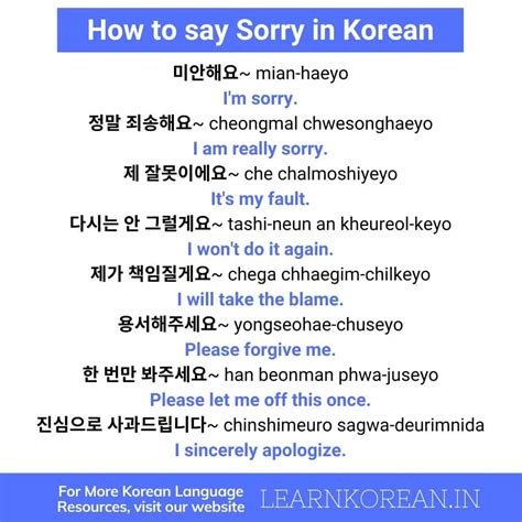 10 Outstanding Methods To Say Sorry In Korean Language